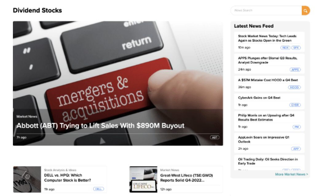 TipRanks product screenshot